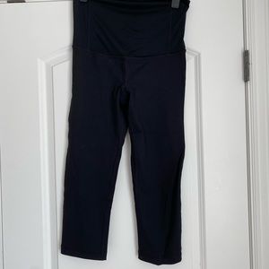 Isabel Maternity Black Cropped Legging